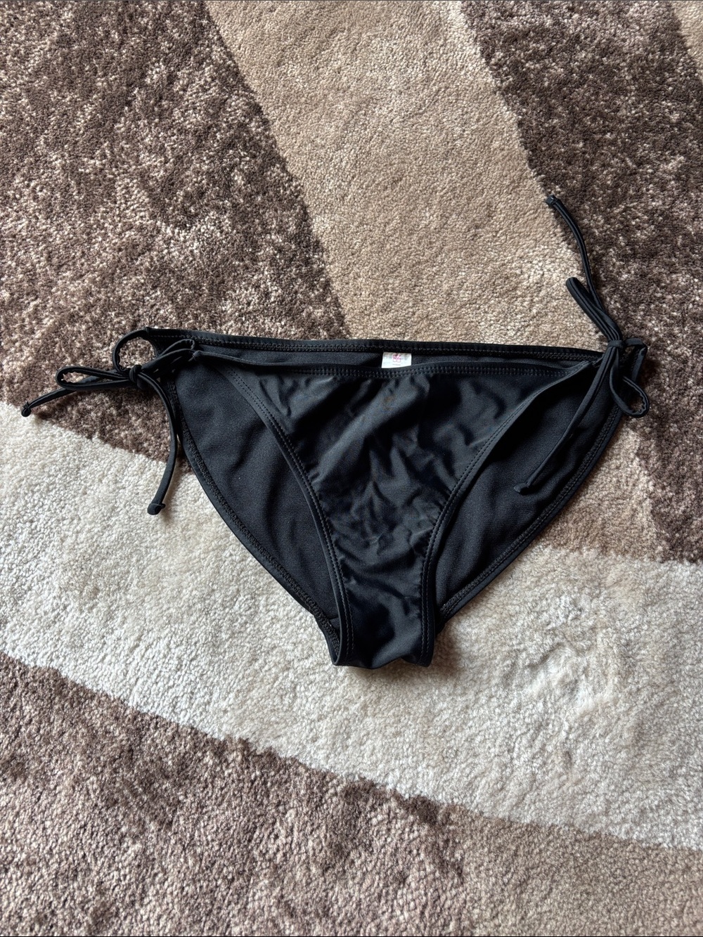 Women’s No Boundaries Black Tie-Side Bikini Bottom